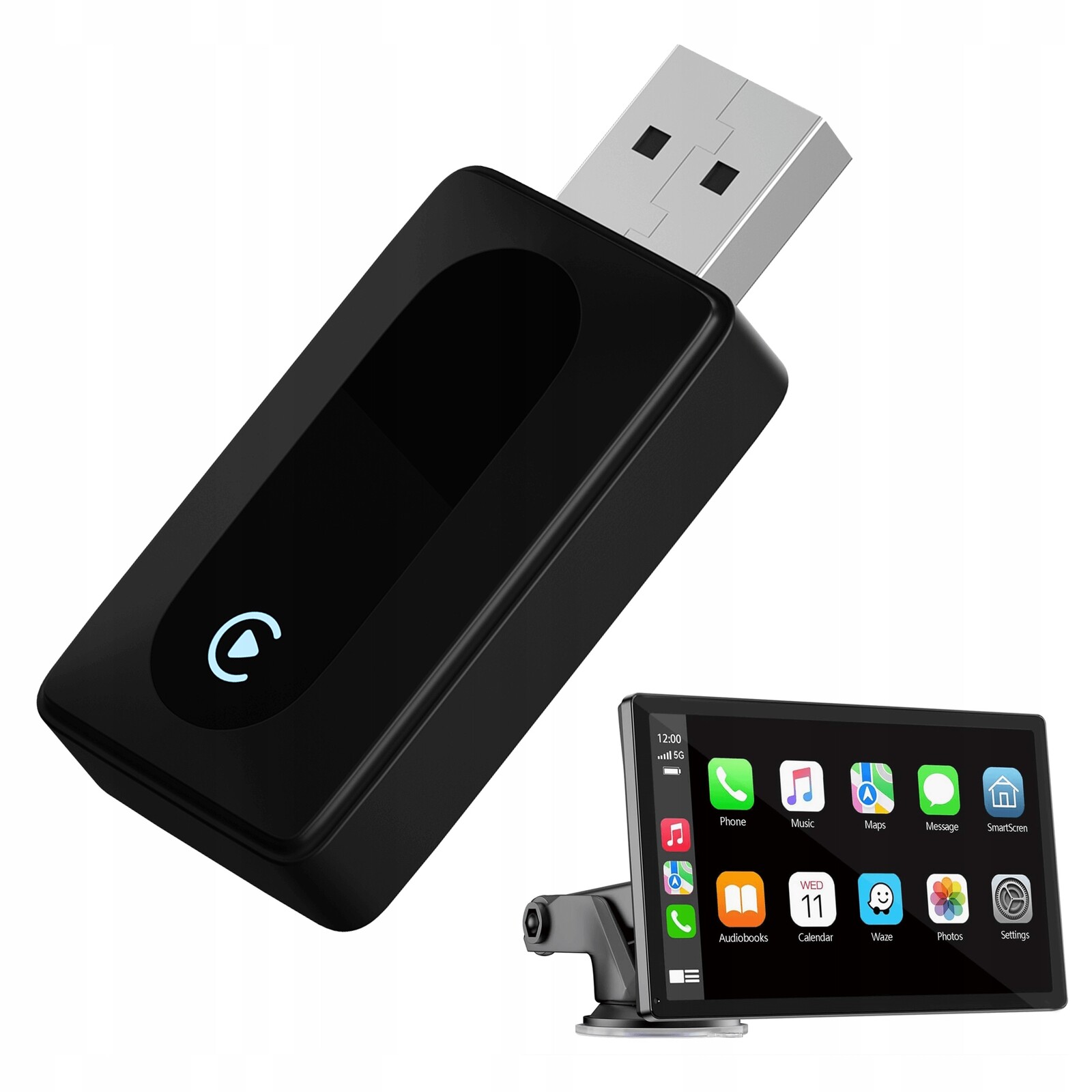 Bezdrátový Adaptér Carplay Android Auto Wifi 6 Bluetooth 5.4 Usb-a Ios