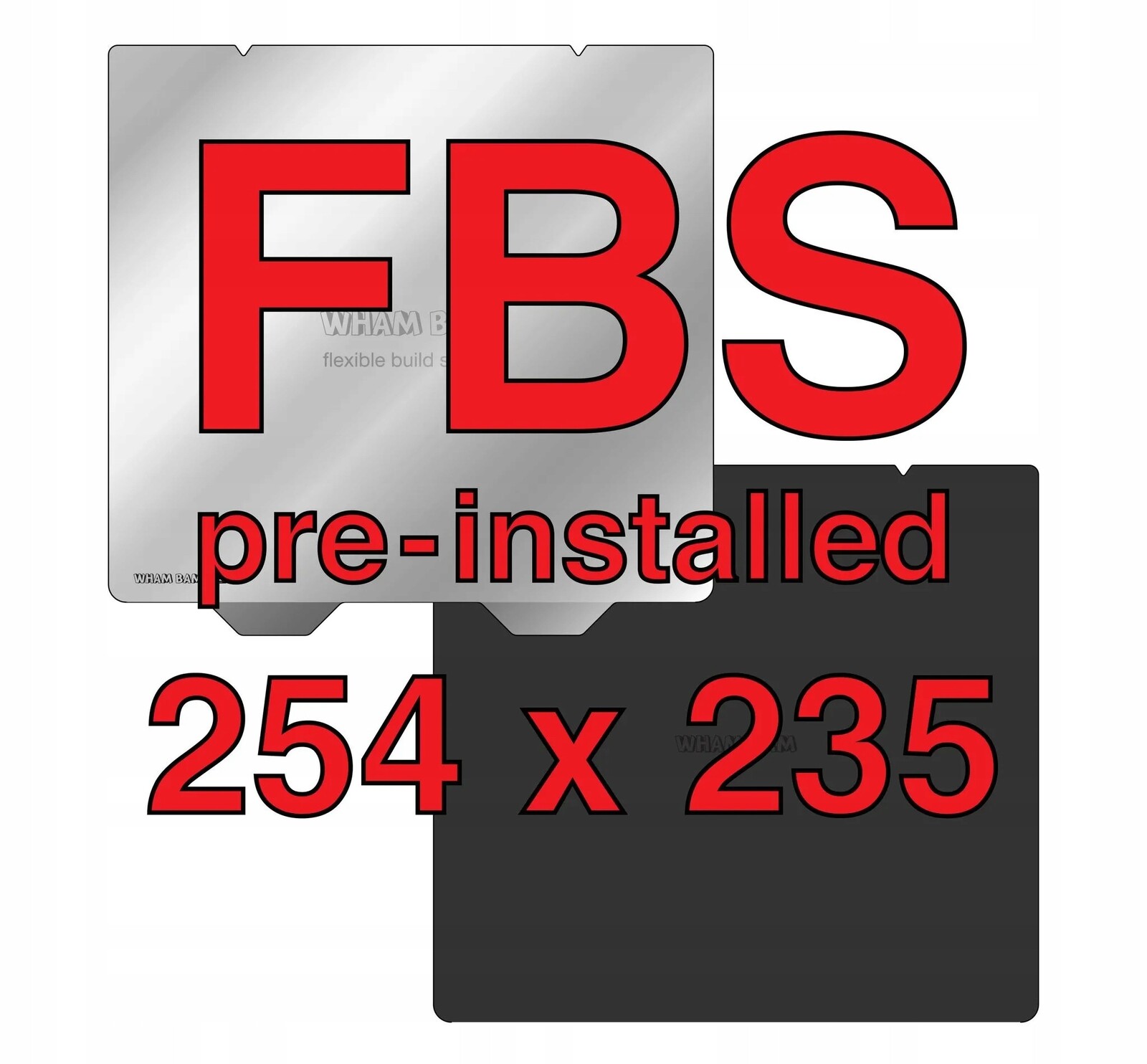 Wham Bam Pi Flexible Build System adhezivní podložka 254 mm x 235 mm 10
