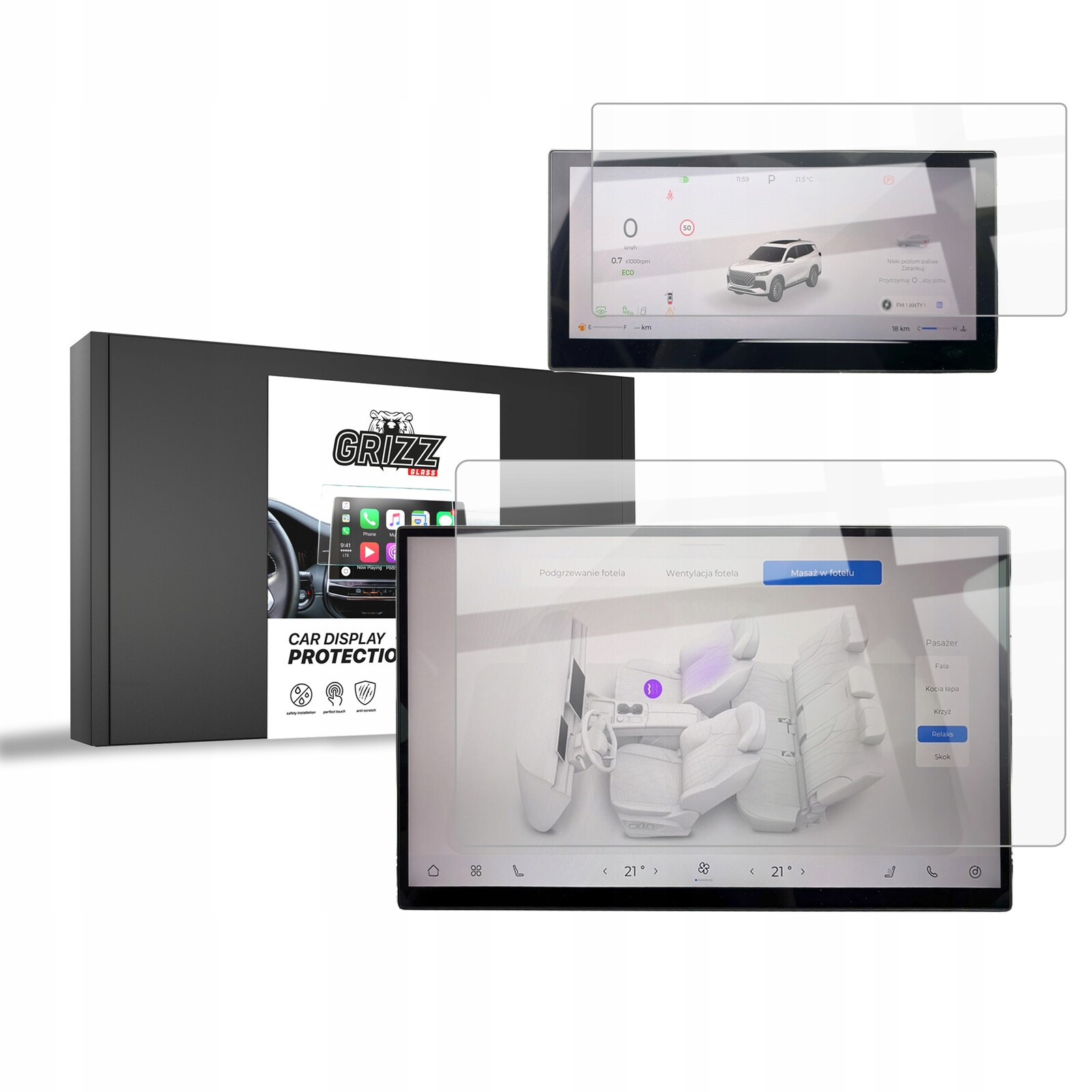 2v1 Fólie pro Cheru Tiggo 8 15,6