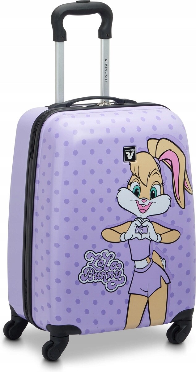 Kabinový kufr Roncato Looney Tunes 50 cm fialový