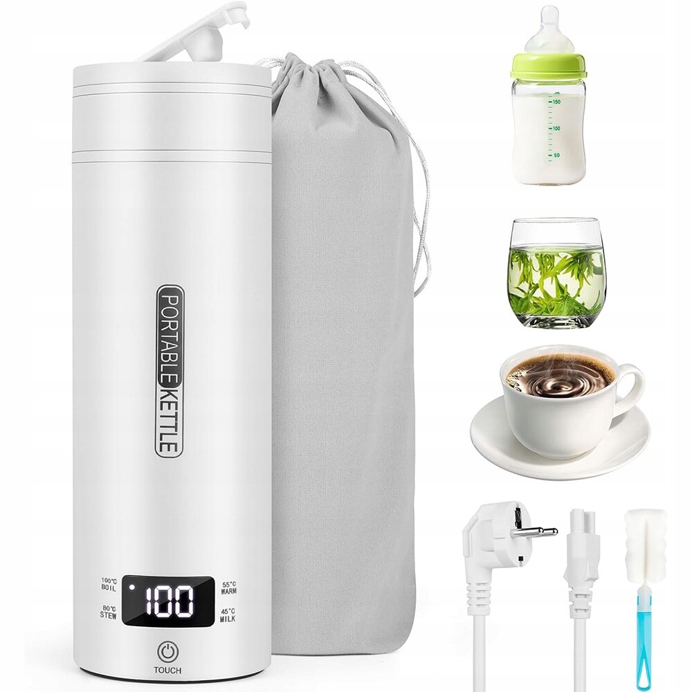 Přenosný Elektrický Hrnek Malý Elektrický Hrnek Konvice Na Vodu 500 ML