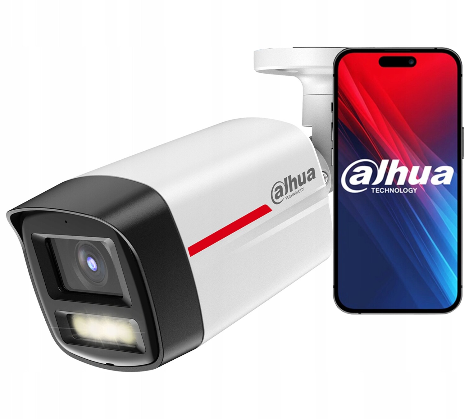 Venkovní tubusová Ip kamera 4Mpx Dahua WizColor Audio Detekce WizSense Wdr