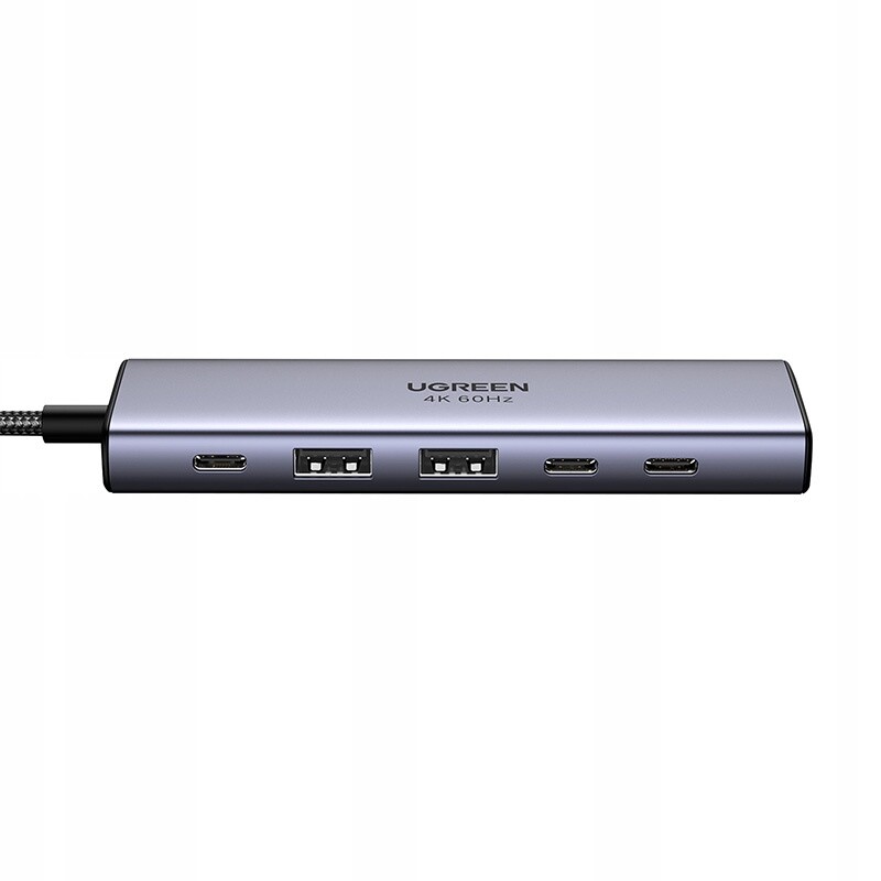 Usb-c hub Ugreen CM511, Hdmi 4K 60Hz, 2x Usb 3.2, 2x Usb-c 3.2, Pd