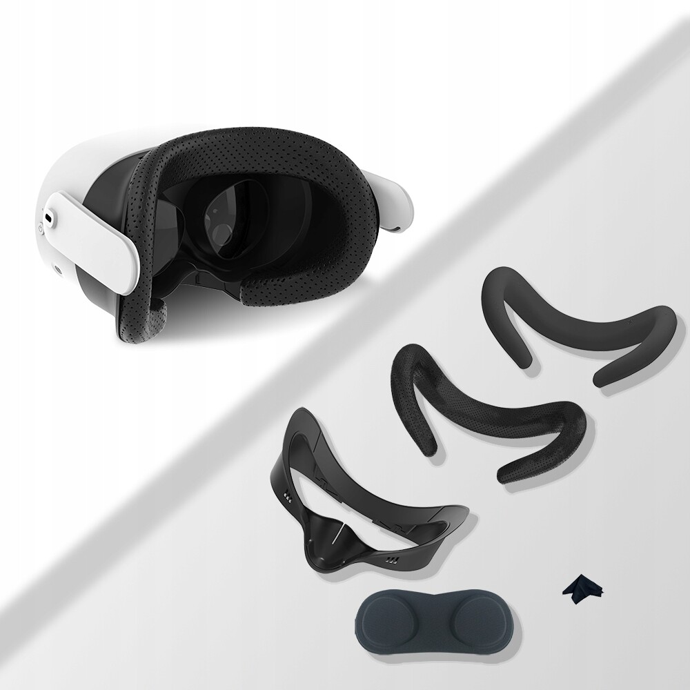 Ikarvr Vyměnitelné širší nástavce Wide pro Meta Quest 3S 5v1