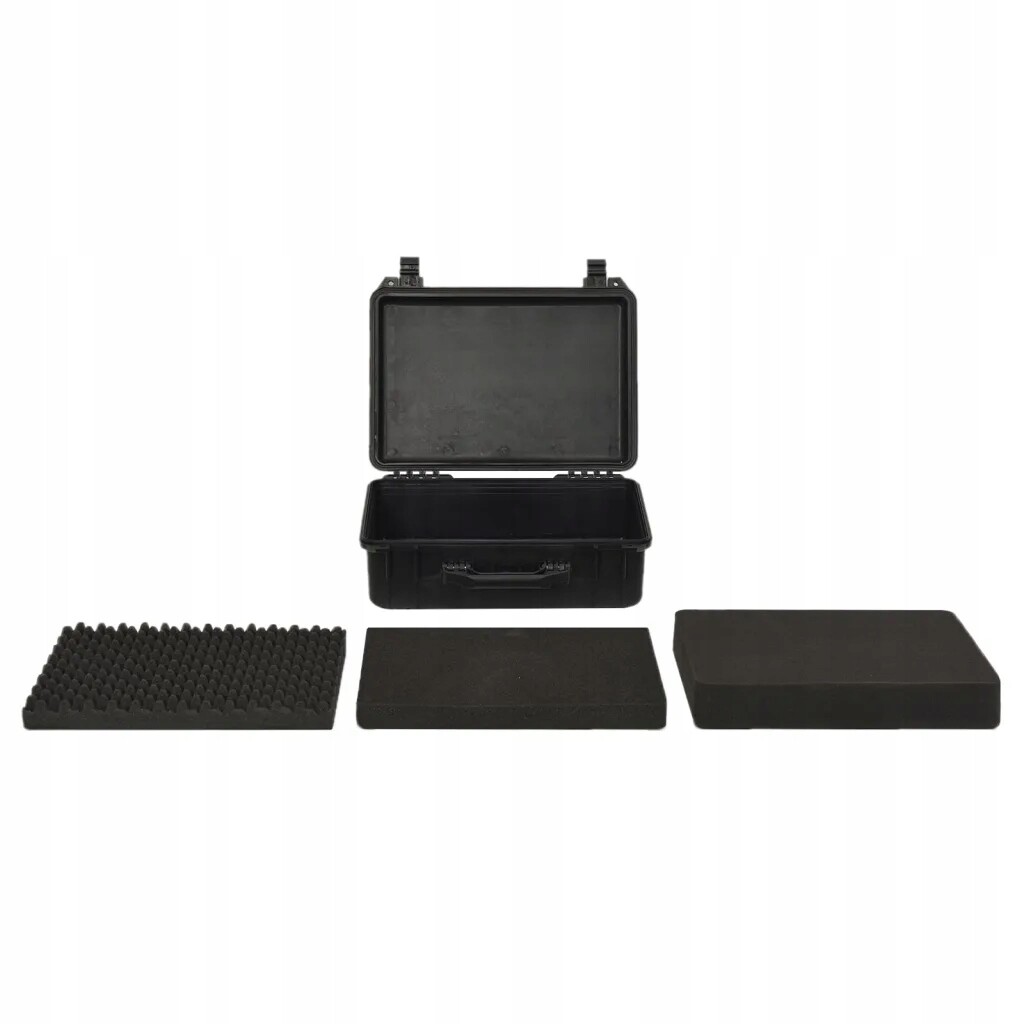 vidaXL Letecká taška, černá, 47x36x18 cm, Pp