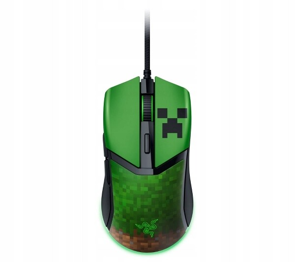 Drátová myš Razer Cobra Minecraft Edition optický senzor