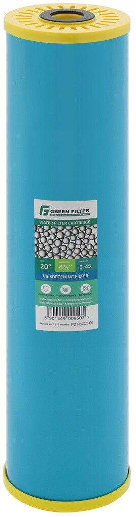 Změkčovací vložka BB20 C20SFB.P Green Filter Big Blue 20