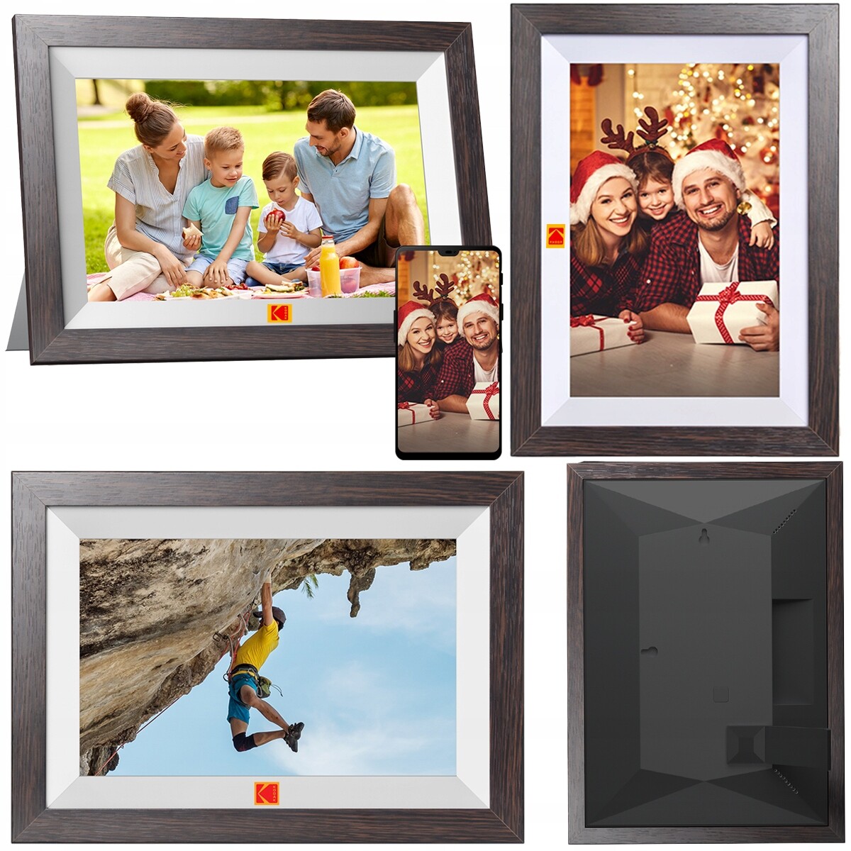 Kodak Digitální Fotorámeček RCF-1012W 10''1 Rámeček Dotykové fotografie Vzpomínky