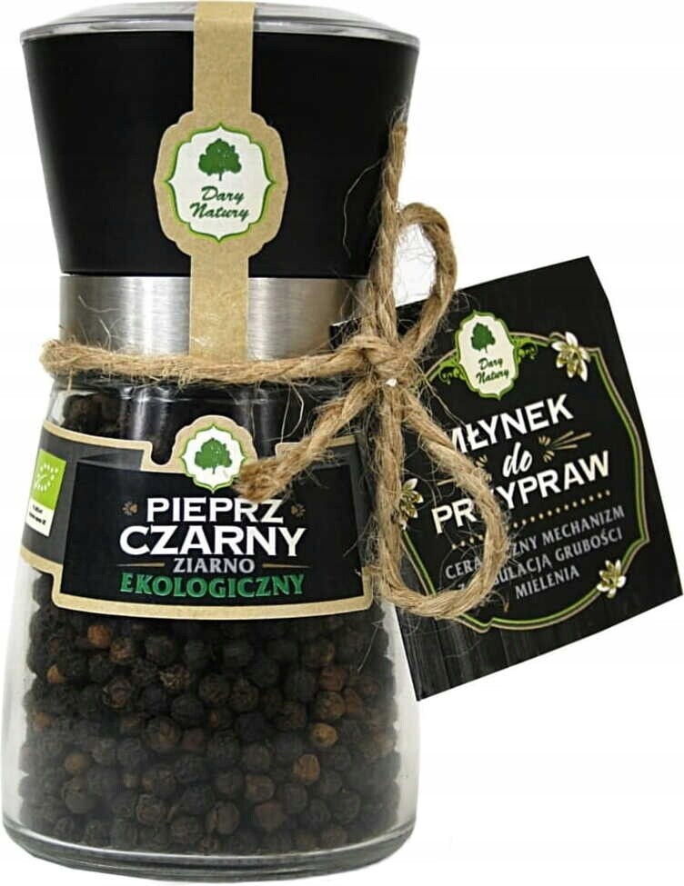 Pepř Černé Zrno V Mlýnku Bio 90 g Dary Natury