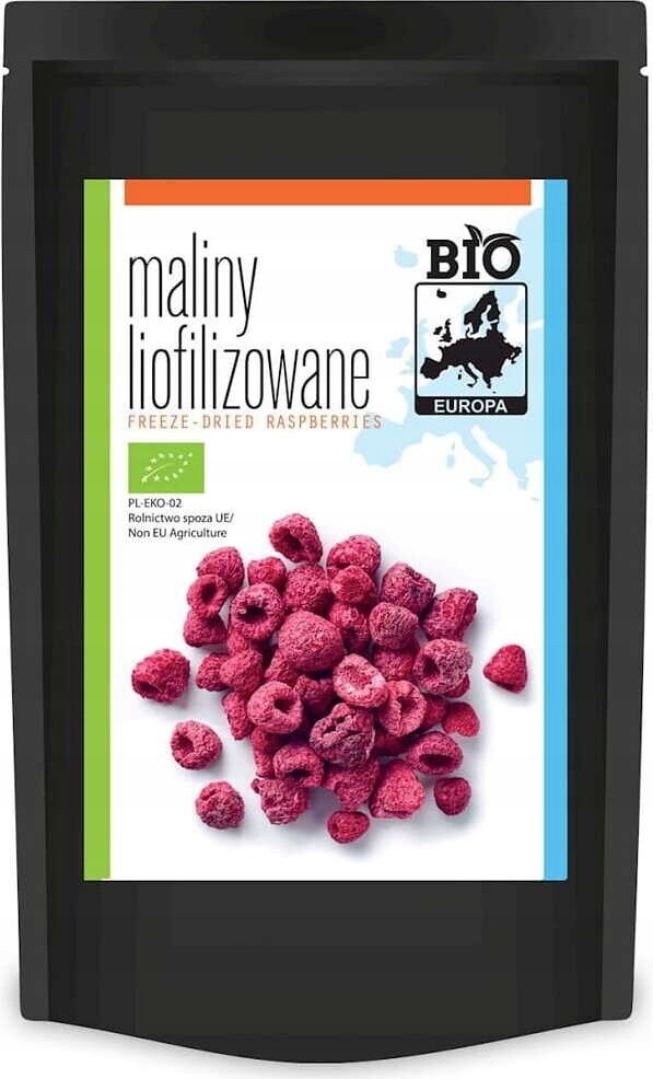 Lyofilizované Maliny Bio 30 g Bio Europa