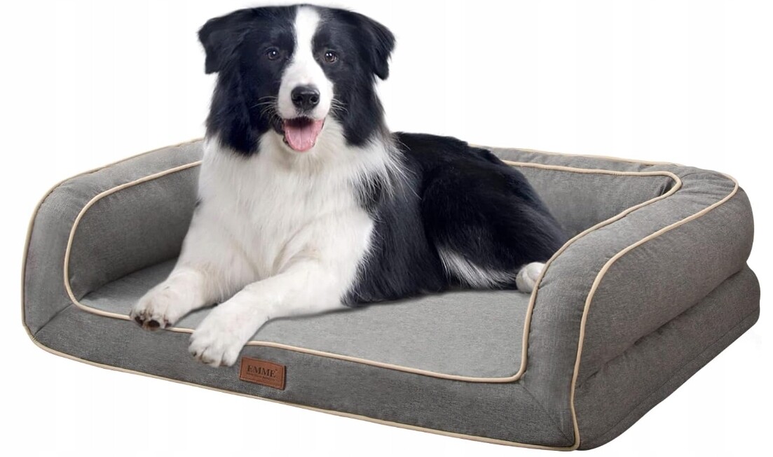 Emme pelíšek pro psa šedé 91 cm x 71 cm