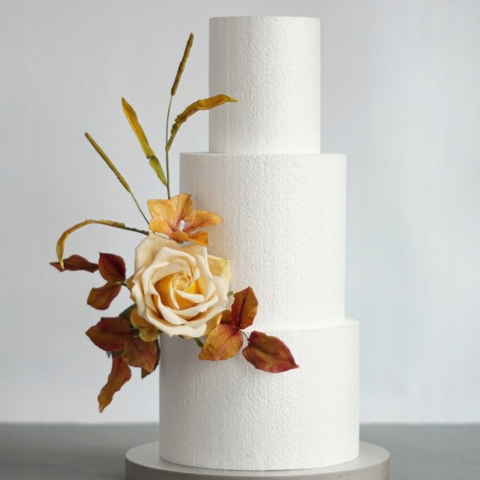 Dortová atrapa výška 15 cm Průměr 40 cm Polystyrenové atrapy