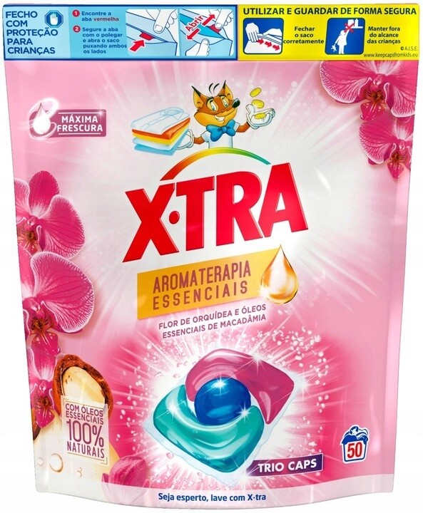 X-tra Trio Caps 50 Ks Aromatherapy Pt Kapsle Na Praní Henkel