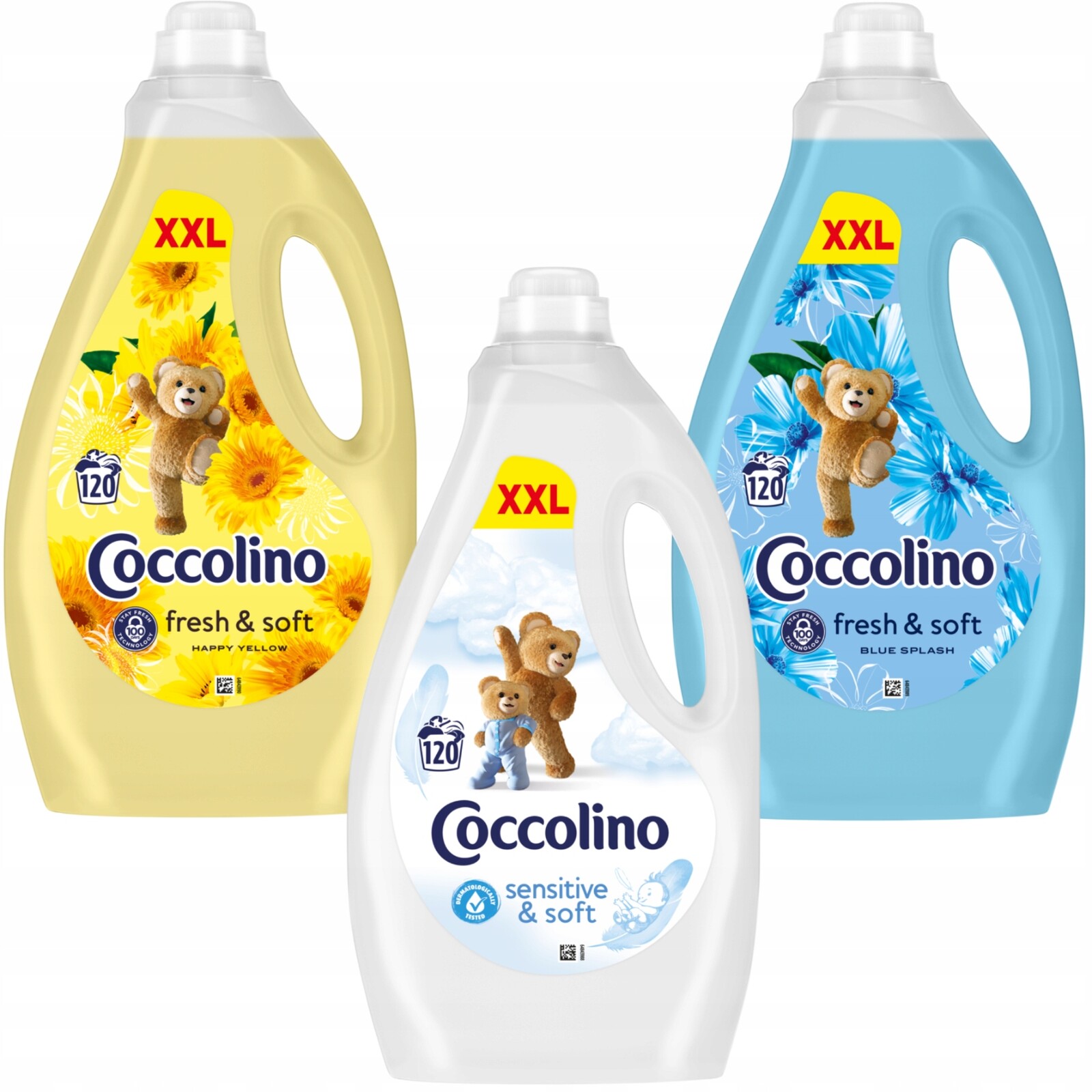 Sada Coccolino Fresh&Soft 3l MIX
