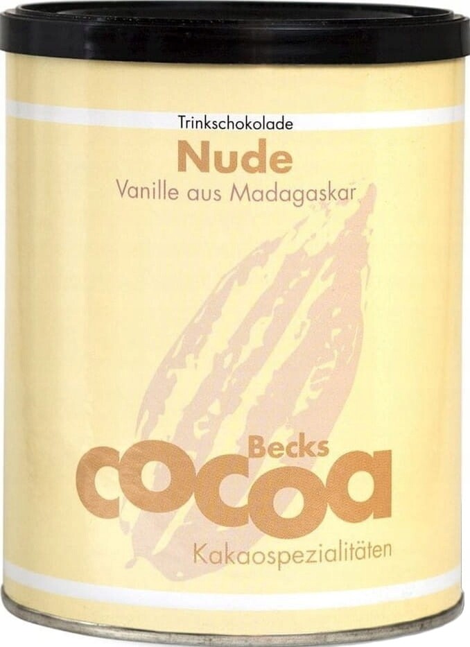 Čokoláda k pití vanilková Fair Trade bezlepková Bio 250 g Becks Cocoa