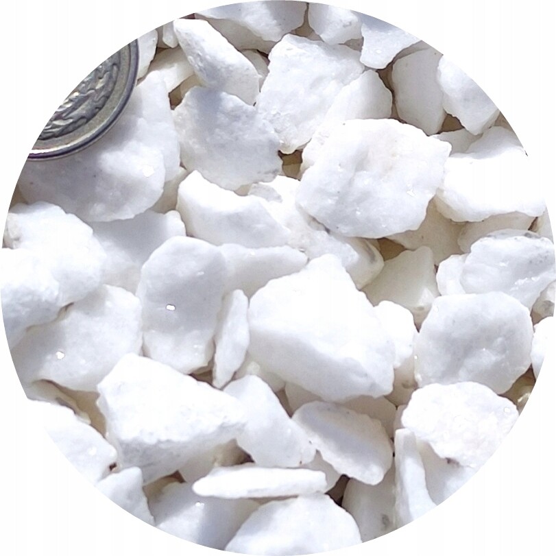 Sněhově bílé kameny z Řecka pro vaše akvárium Thassos 25 kg