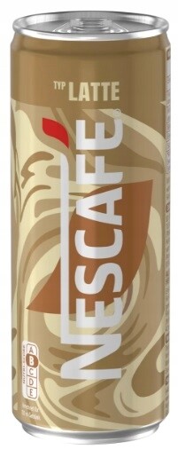Sada 12 Kusů: Nescafe Latte plechovka 250 ml Kávový nápoj