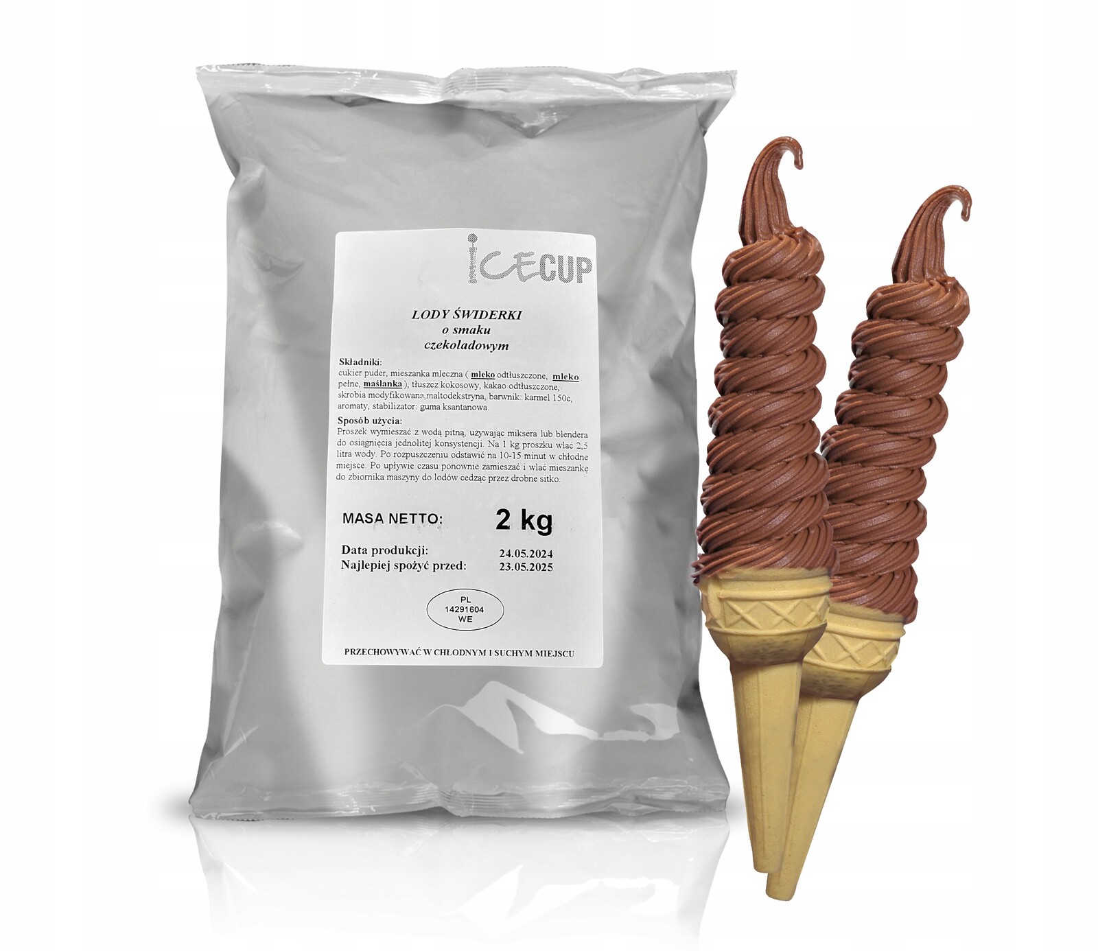 Čokoládové zmrzliny v prášku 10 kg