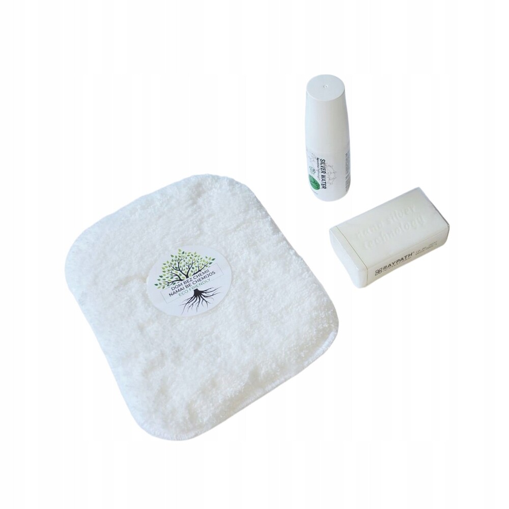 Sada Mini Kuchyňský čistič Mýdlo Voda s Nanostříbrem Raypath