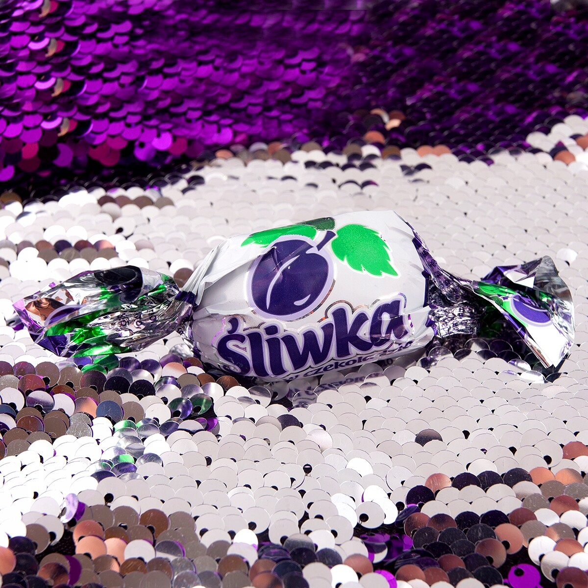 Bonbóny Švestka v čokoládě Jutrzenka 1000 g