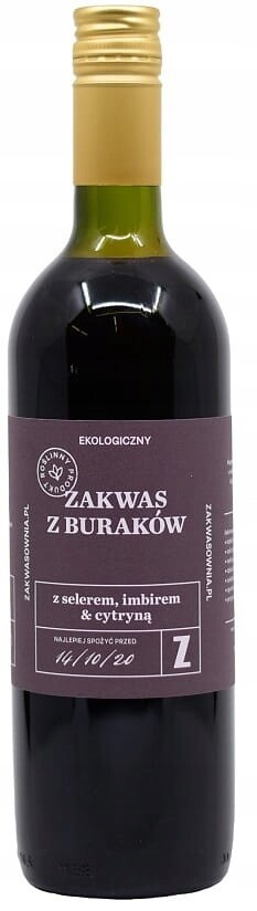 Kvásek s celerovou řepou, zázvorem a citronem bezlepkový Bio 700 ml Zakw