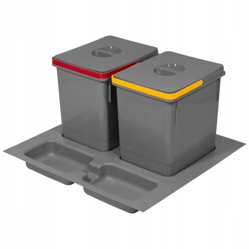 Amix Rubio koš do zásuvky 60 2x15 Antracit