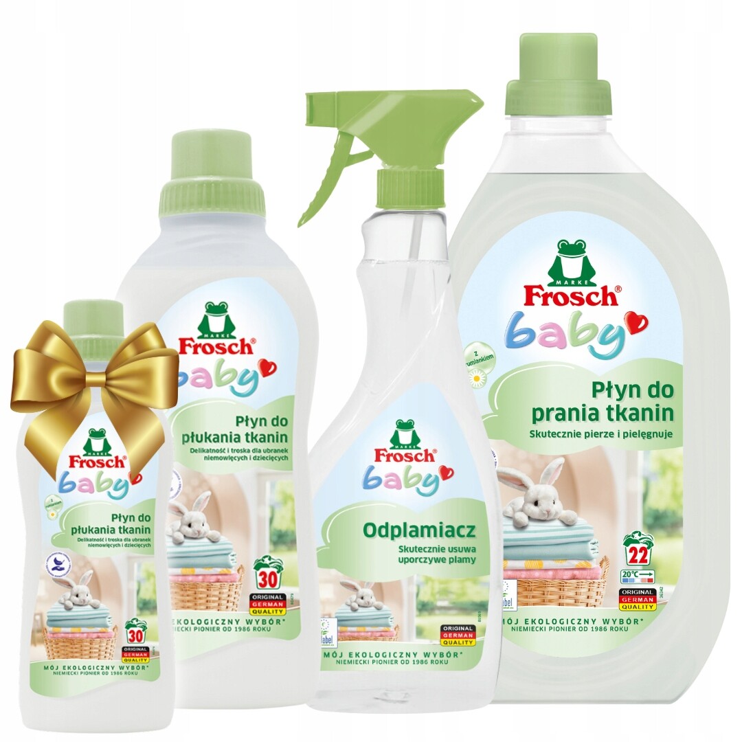 Frosch Baby Sada na praní, oplachování a odstraňování skvrn Dárek