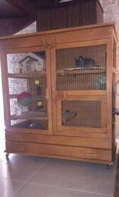 Voliéra pro činčily 125x150x60 Výrobce