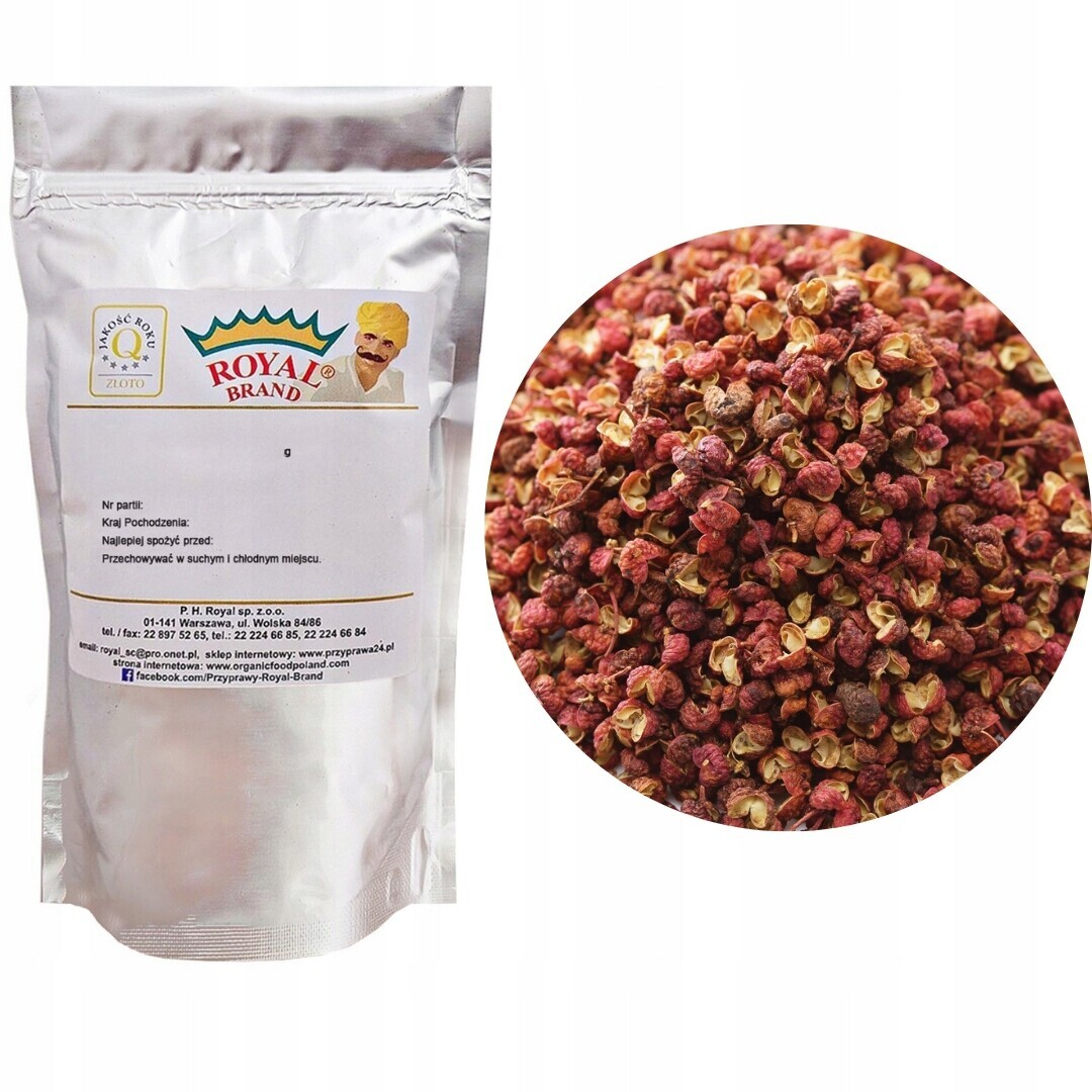 Pepř Sečuánský zrno 500g Sečuánský Royal Brand