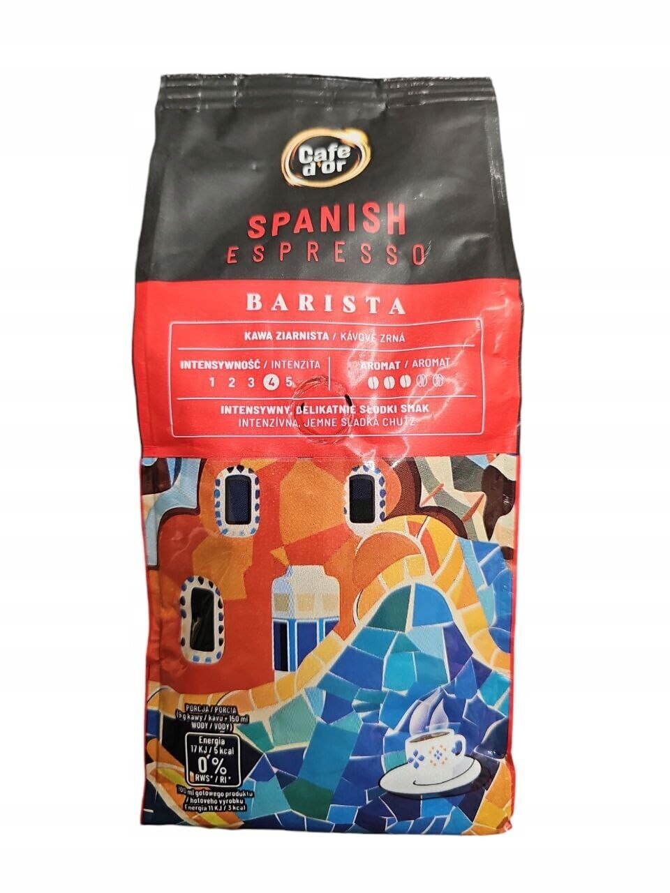 Káva Zrnková Torrefacto Cafe d'Or Spanish Style Espresso 500 g