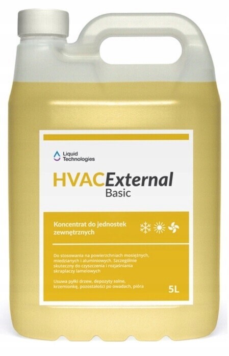 Hvac External Basic 5 L Tekutý dezinfekční přípravek pro klimatizaci.