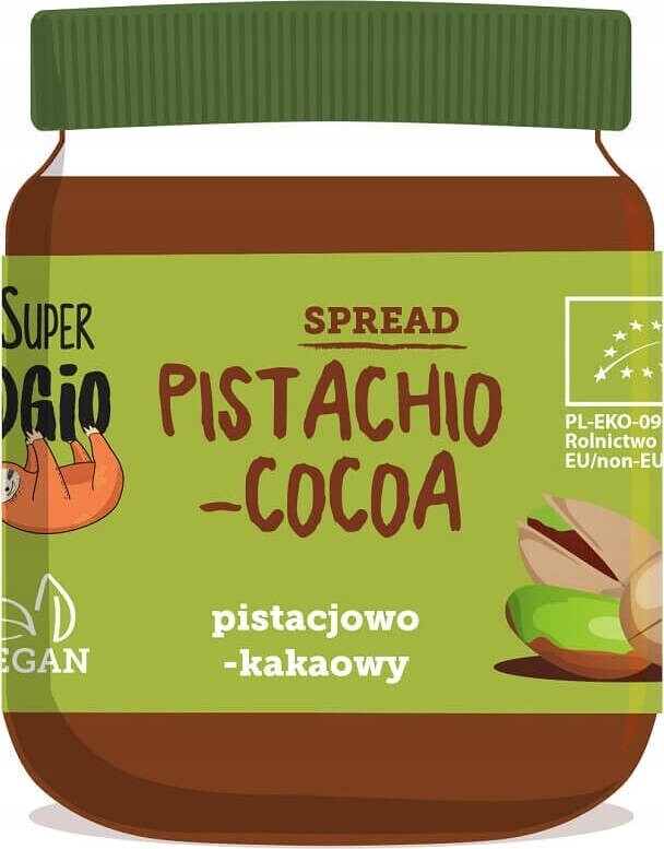 Pistáciovo-kakaový krém bezlepkový Bio 190 g Fudgio