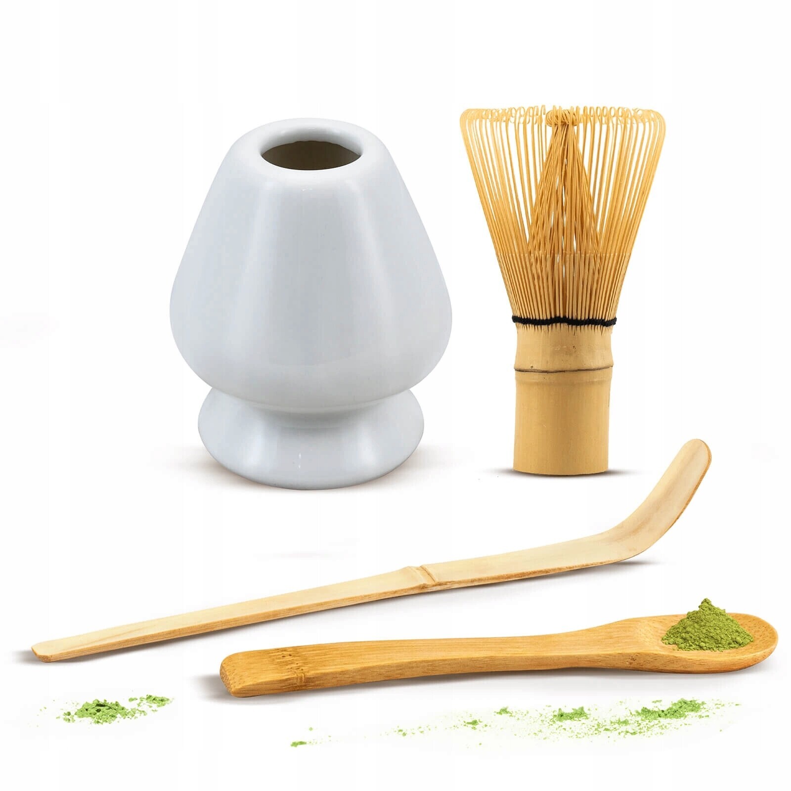 Sada příslušenství Yuki pro přípravu čaje Matchy Chasen Kusenaoshi