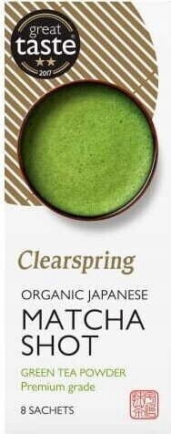 Matcha japonská Premium Grande prášková Bio 8 x 1 g Clearspring