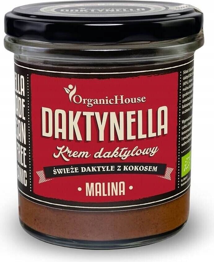 Daktynella malina datlový krém Bio 280 g OrganicHouse