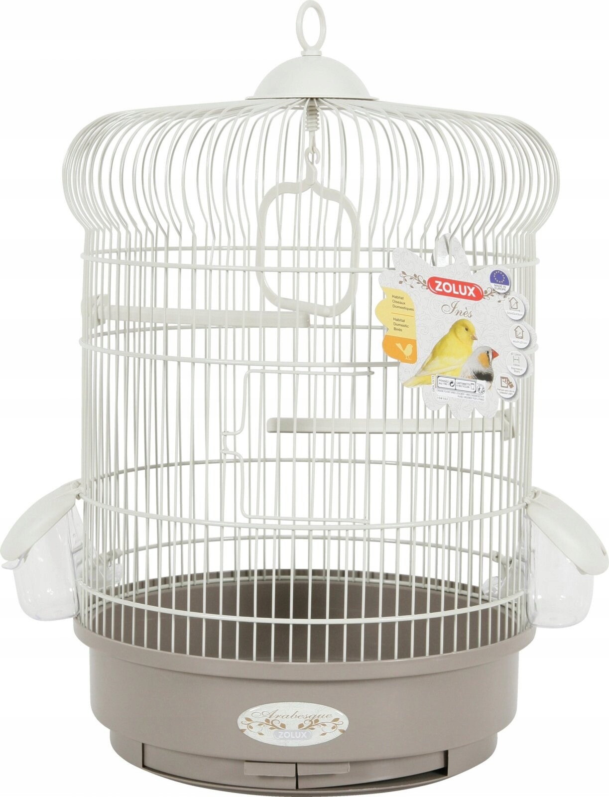 Zolux Klec Arabesque Ines šedohnědá 52x43x43