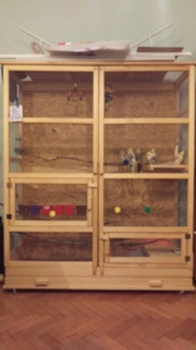 Voliéra pro ptáky 125x150x60