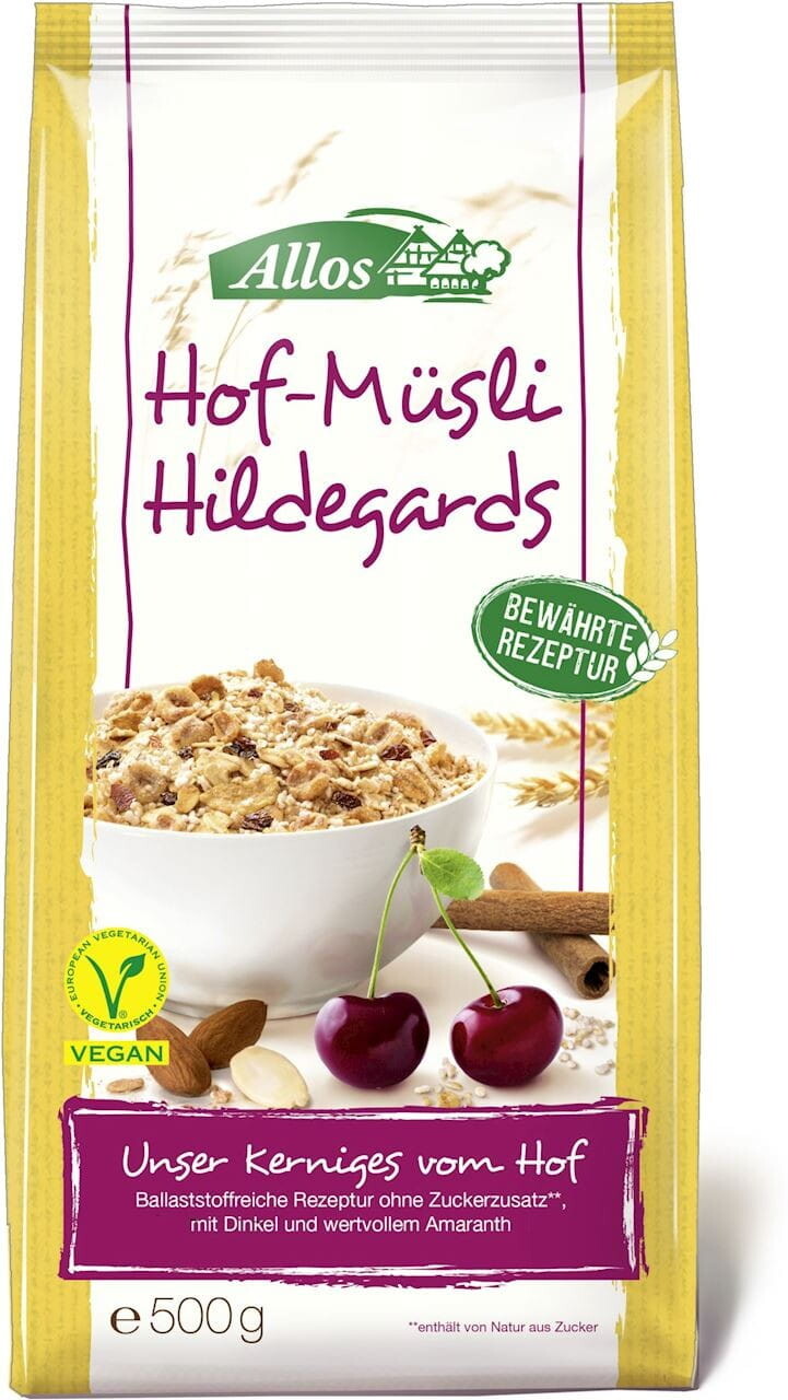 Špaldové Musli Svaté Hildegardy Bio 500 g Allos