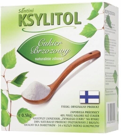 Krystalický Xylitol 500 g Santini (finsko)
