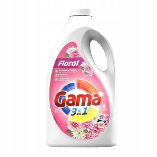 Gama Gel 100WL 4,5L Universal Floral De/es/pl – Gel Na Praní