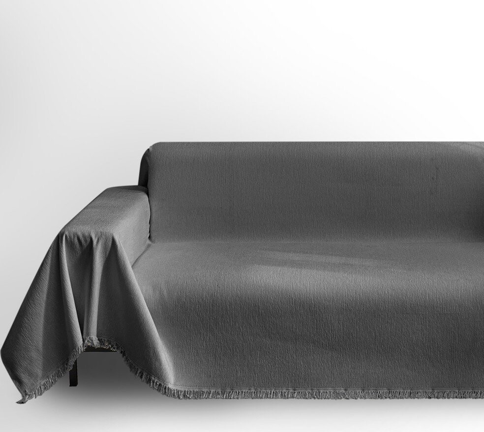 Tmavě šedý potah na křeslo 70 cm Talo – Filumi