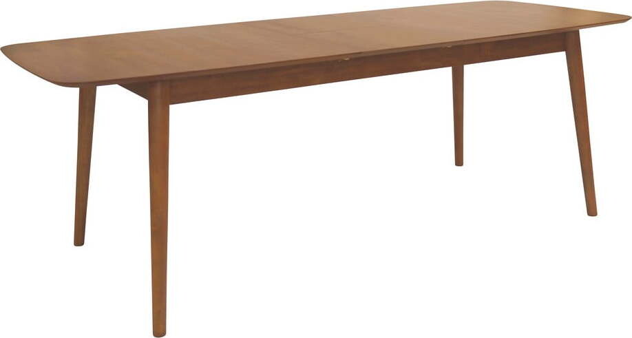 Rozkládací jídelní stůl s přídavnou deskou v dekoru ořechu 90x180 cm Montreux – Actona