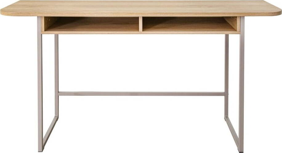 Konzolový stolek v dekoru dubu v přírodní barvě 40x140 cm Darlington – Actona