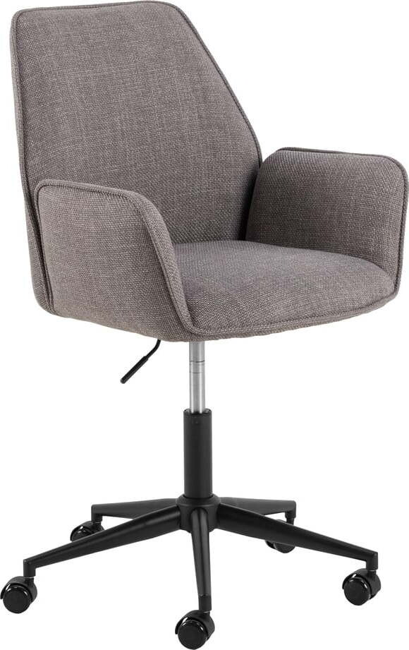 Šedá kancelářská židle Glenda – Actona