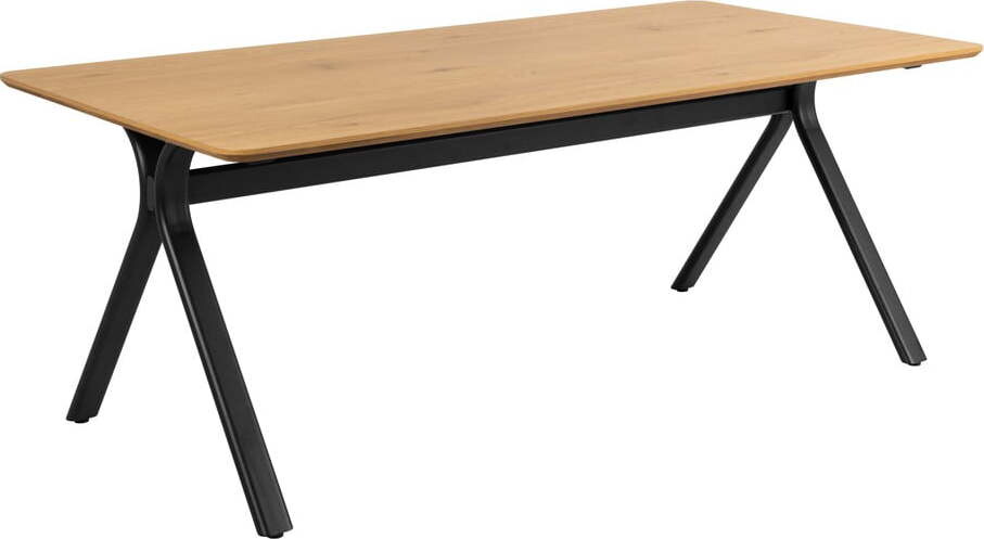 Jídelní stůl s deskou v dubovém dekoru 100x200 cm Bristol – Actona