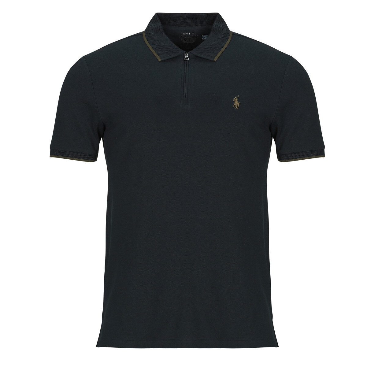 Polo Ralph Lauren  POLO STRETCH COL ZIPPE  Černá