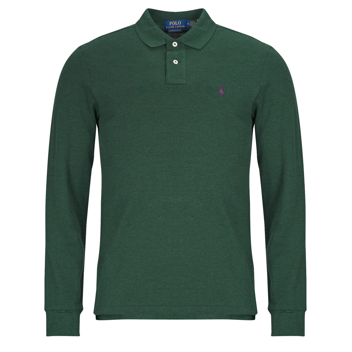 Polo Ralph Lauren  POLO COUPE DROITE EN COTON BASIC MESH  Zelená
