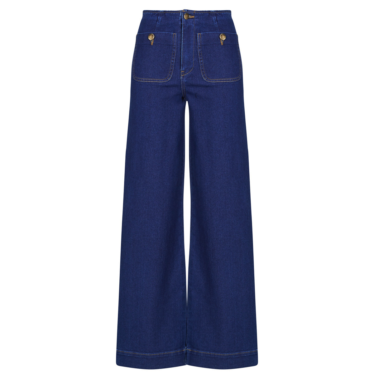 Only  ONLMADELINE HW WIDE  Modrá