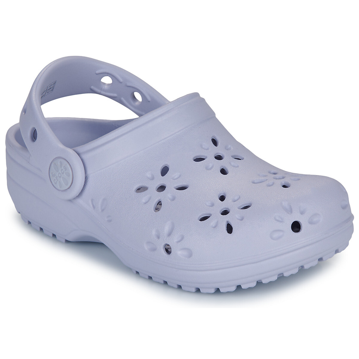 Crocs  Classic Floral Cut Out Clog K  Fialová
