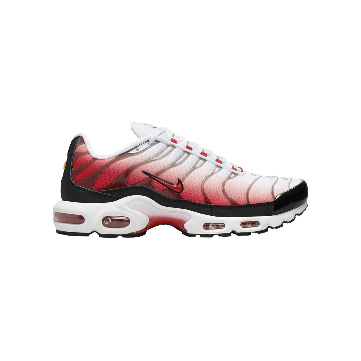 Nike  Air Max Plus White Black University Red  Bílá